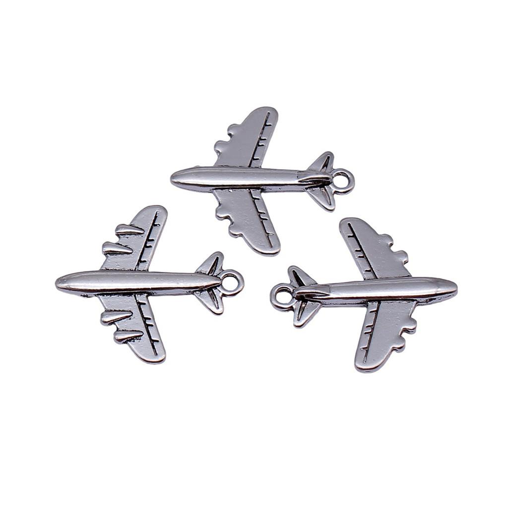 Airplane Charms Multi Color Alloy Car Pendants For Travel Themed Jewelry