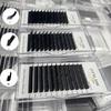Velvet Lash Trays Handmade Cashmere Silk Lashes Extension 0.03 0.05 0.07 Jet Black Matte Cashmere Lash Extension