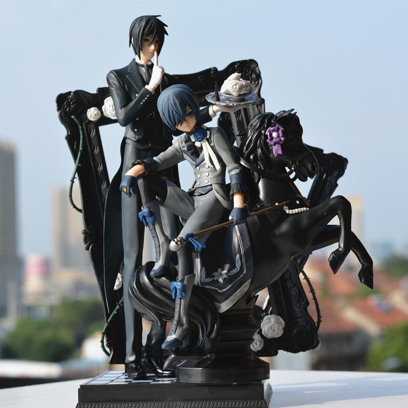 Versatile Bag Black Artfx+ Anime Butler Book Of Circus Kuroshitsuji Ciel Sebastian Michaelis Pvc Action Figure Collectible Model Toy
