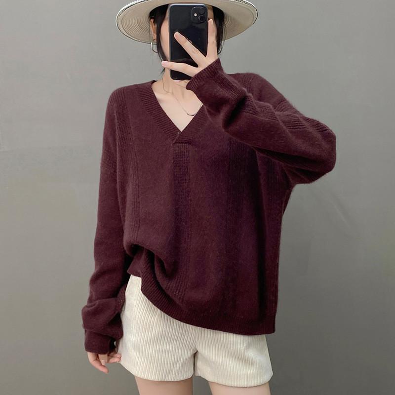 Qinghe 100% Pure Cashmere Women's Sweater - Ultra Soft Luxury Winter Pullover