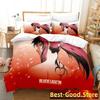 New Black Lagoon Bedding Set Duvet Cover Sheet Printed Bed Set Pillowcase Bed Full Queen King Size Comforter Bedroom