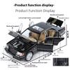 1/24 Scale Mercedes Benz W140 320SEL Classic Limousine Alloy Diecast Model Car Sound &light Desktop Decoration Gift for Friend Present