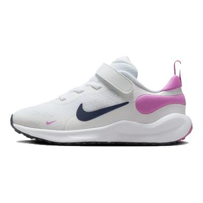 Revolution 7 PS White Playful Pink Navy Kids Sneakers Midnight-Navy FB7690-103
