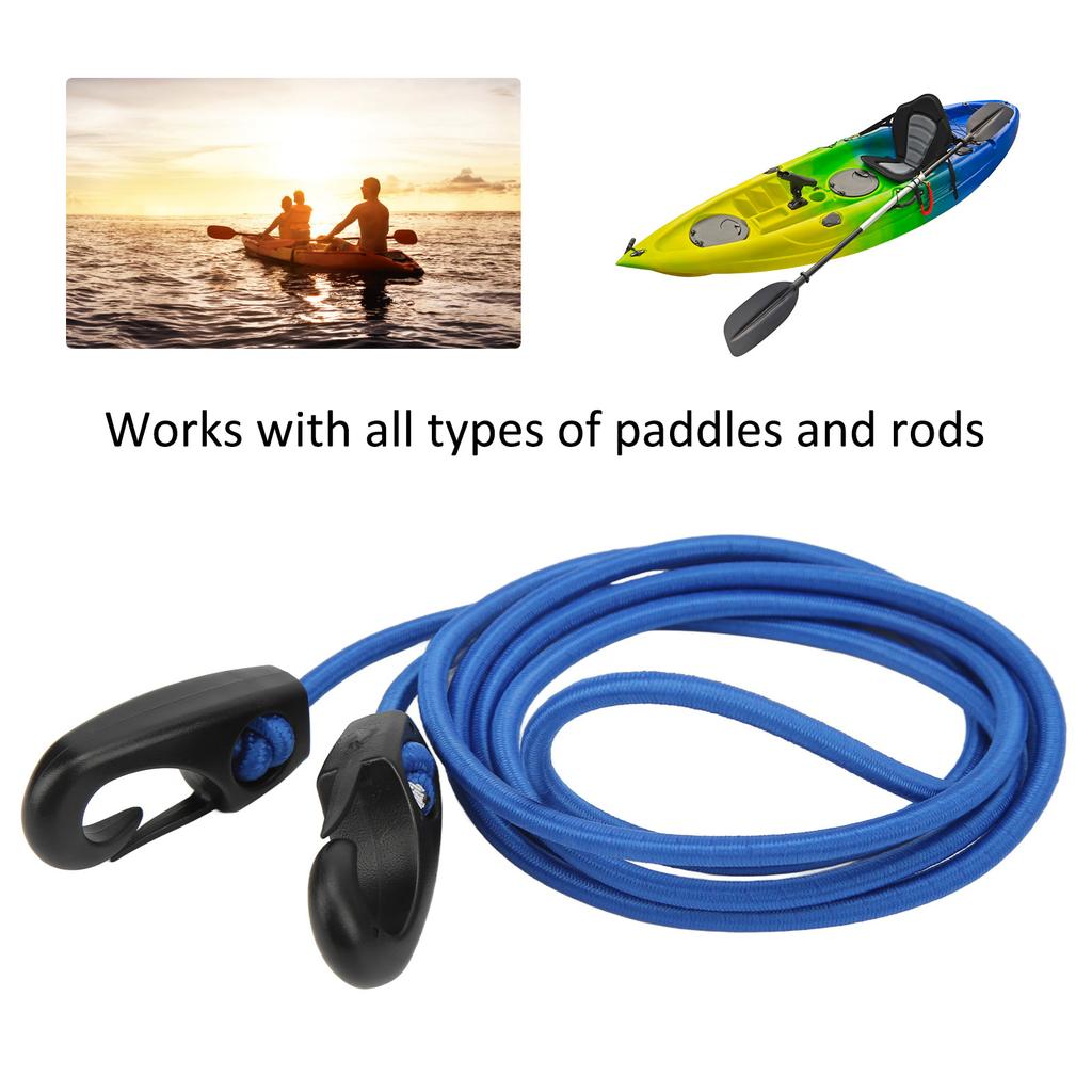 Kajaková bungee šňůra tlumič nárazů Elastická šňůra pro kanoe Napínací provázek pro kajak loď