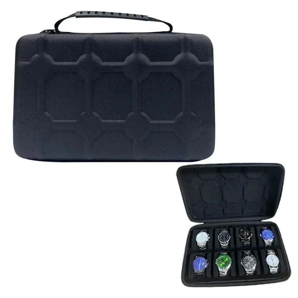 Travel Case Portable Storage Box For Single Watch Shock Impact-resistant For Wristwatches Smart Watch 1/2/3/4/5/6/8/10/15 slots