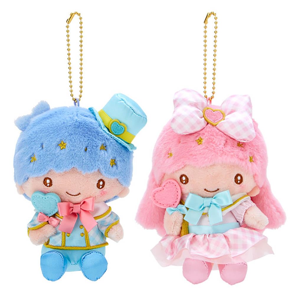 

Sanrio Держатель талисмана Little Twin Stars Kiki: приблизительно. Ширина 10 x Глубина 6 x Высота 15 см Лала: Ширина 11 x Глубина 7 x Высота 15 см