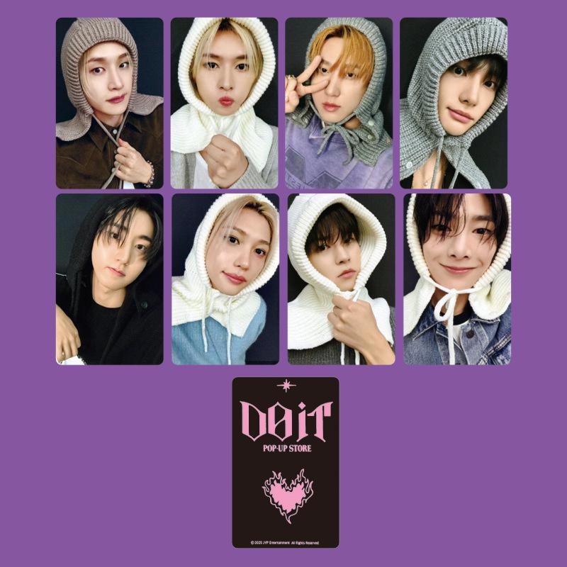 Skzoo Stray Kids DOIT KARMA Pop Up Fotokort Hyunjin Bang Chan Han Idol Samlarvärda Merch-Kort För Fans Samlarpresent