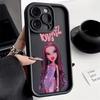 Soft Silicone Case For iPhone 16 Pro 14 15 Plus 11 12 13 Mini 15 Pro Max Coque 16Pro Shockproof Phone Cover Fashion Bratz Cute