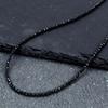 Black Maximum Length [Lara Christie] Necklace, Spinel, 50cm, Cp5059-50