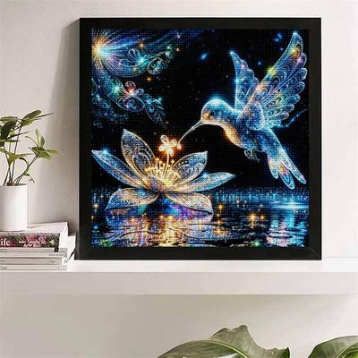 Neuankömmling 5D DIY Vollkreis Diamantmalerei "Kristallvögel und Blumen" Stickerei Kreuzstich Heimdekor Geschenk