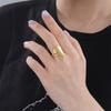 My Shape African Map Ring for Women Men Silver Gold Color Stainless Steel South Africa Adjustable Finger Rings Fashion Jewelry