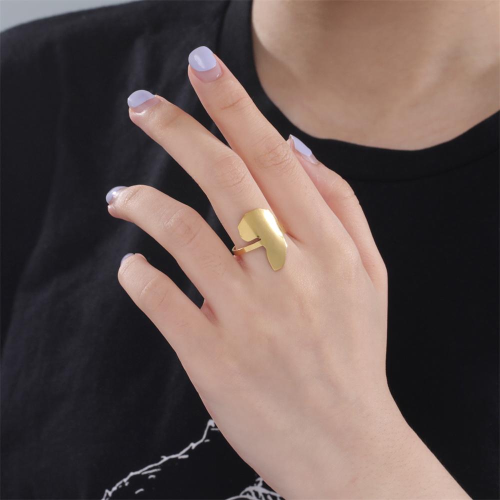 My Shape African Map Ring for Women Men Silver Gold Color Stainless Steel South Africa Adjustable Finger Rings Fashion Jewelry