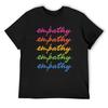 Empathy T-Shirt Clothes Blacks Short Sleeve Tee Clothes for Men