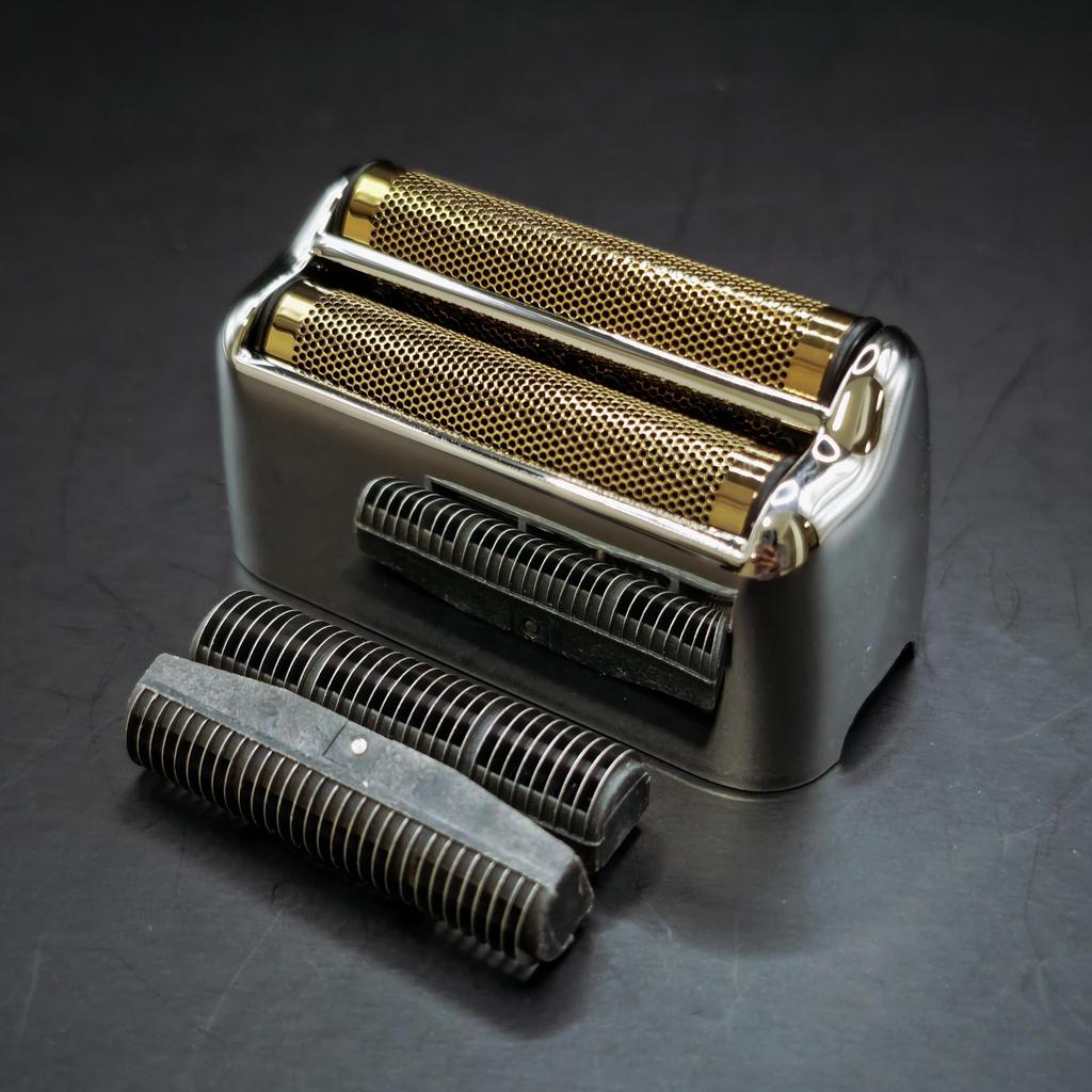 1X Außenfolie + 2X Klingen Prewave Ersatz für Babyliss Pro FoilFX02 #FXRF2G FXFS2G FXRF2 Rasierer Silberne Teile