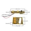 Guitar Control Circuit Board Replacements Prewired Control Plate Bridge Set with Single Coil Pickup Hole Guitar Parts
