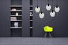 MODERN GLASS SPIDER CEILING HANGING LAMP