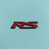 Car Middle Net Modification Decorative Label 3D Three-dimensional RS Middle Net Standard Modification Special Sports Label Metal Car Logo