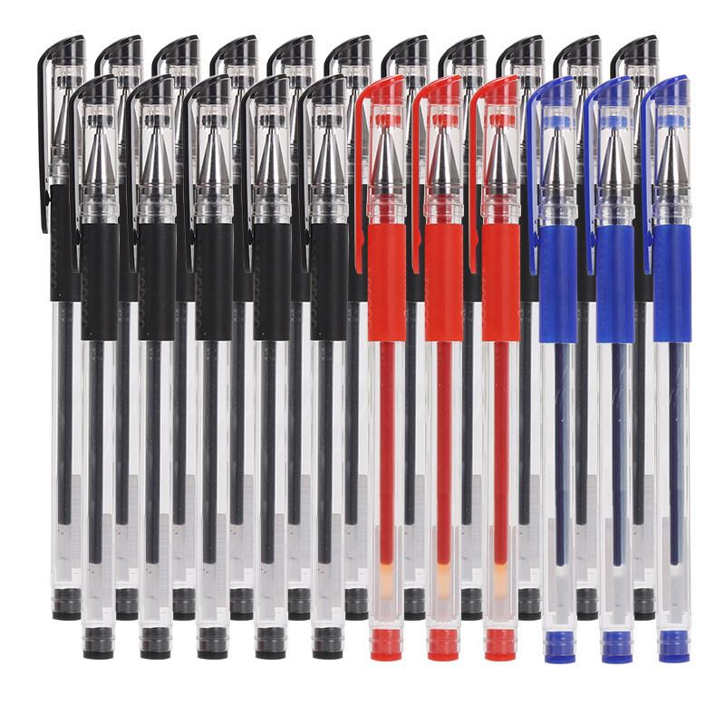 100 Black 0.5mm Water-Based Signature Pens for Office Use - Ballpoint Carbon Writing Pens