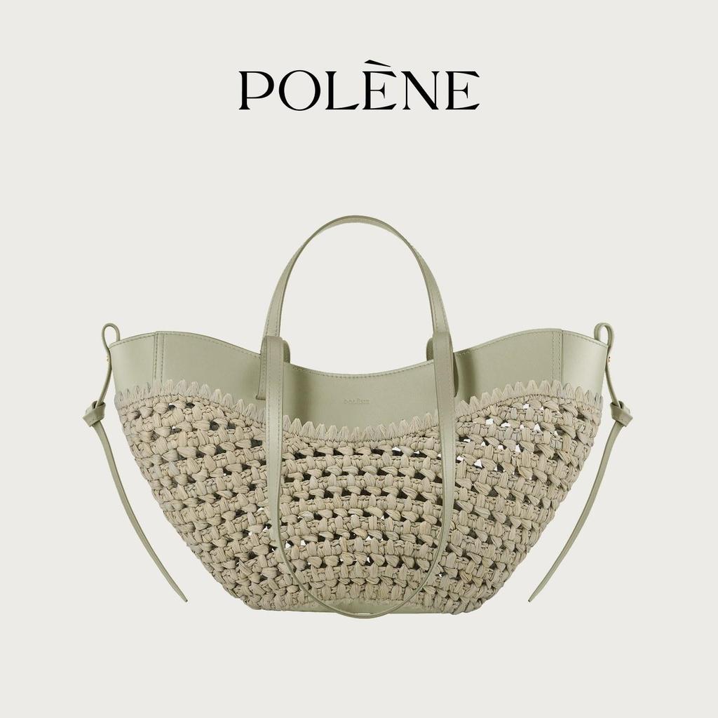 Borsa a Spalla da Spiaggia in Paglia Polacca di Grande Capacità alla Moda 2025
