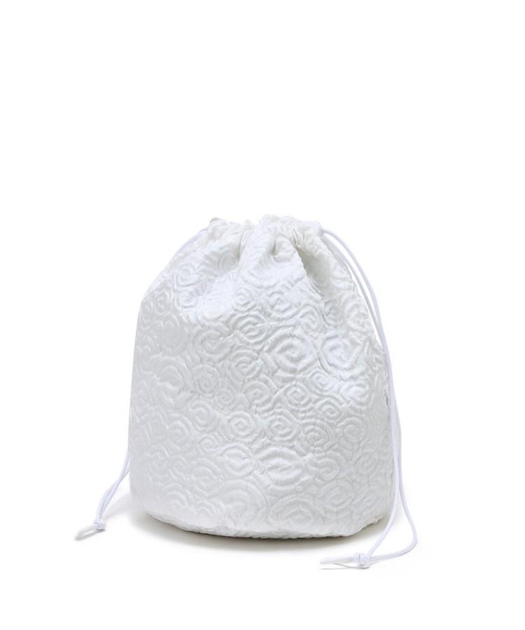 Athe Vanessabruno Silver Metal Knitting Shoulder Bag M Aaba6E811Sv