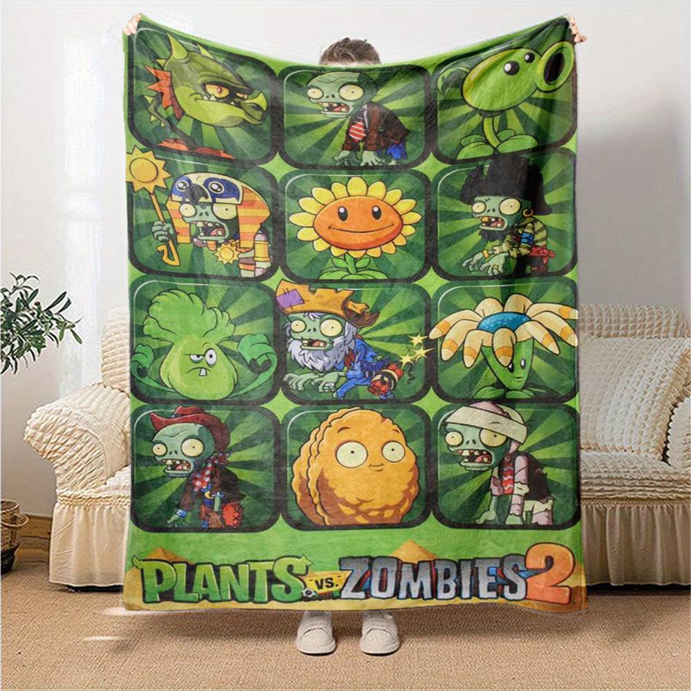 Plants Vs. Zombies Blanket Ultra-Soft Perfect for Sofa Couch Bedding for All Seasons Warmthful Decor Gifts For Family Or Friends