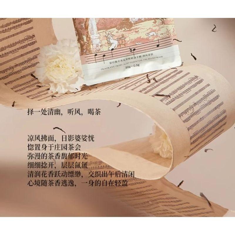 Roopy - Floral Fragrant Fruit Acid Essential Oil Hand Mask - Teabreak Tn Wind