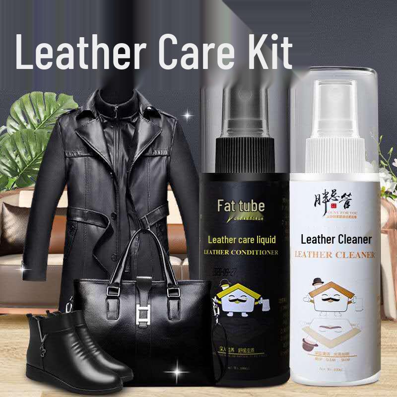 Genuine Leather Care & Maintenance Spray - Cleans, Brightens, Nourishes, and Protects All Leather Goods.