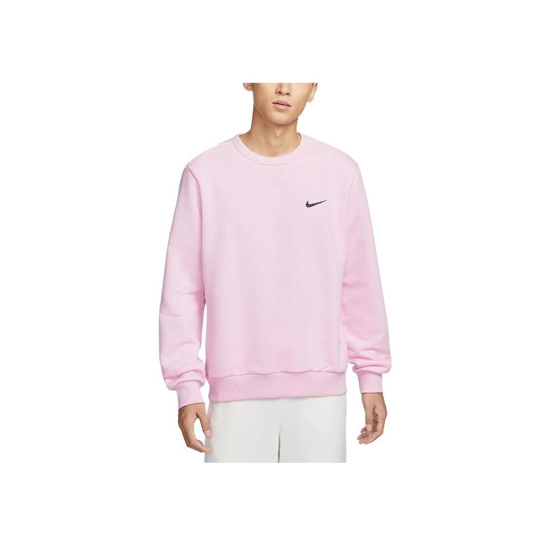 

Nike Стандартный выпуск Dri-Fit Колледжский стиль Колорблок Быстросохнущий С круглым вырезом Модный Мягкий Пуловер Толстовка Мужская толстовка Кирпично-розовый IB5504663 XL