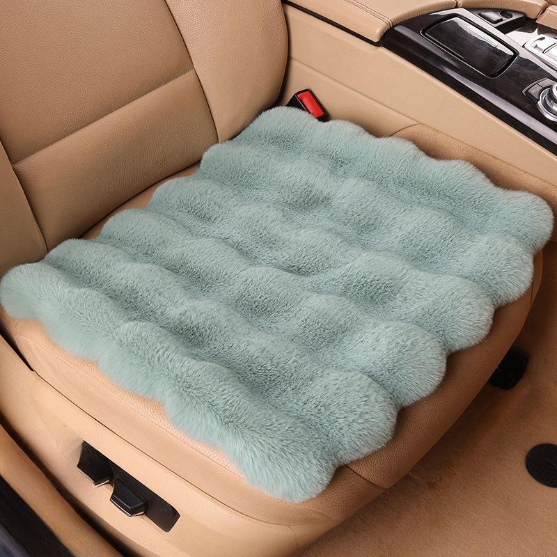 Plush Car Seat Cushion Set All-Season Soft Foam Padding with Thermal Insulation & Non-Slip Design Fit for Cars, SUVs, Trucks Winter & Everyday Use