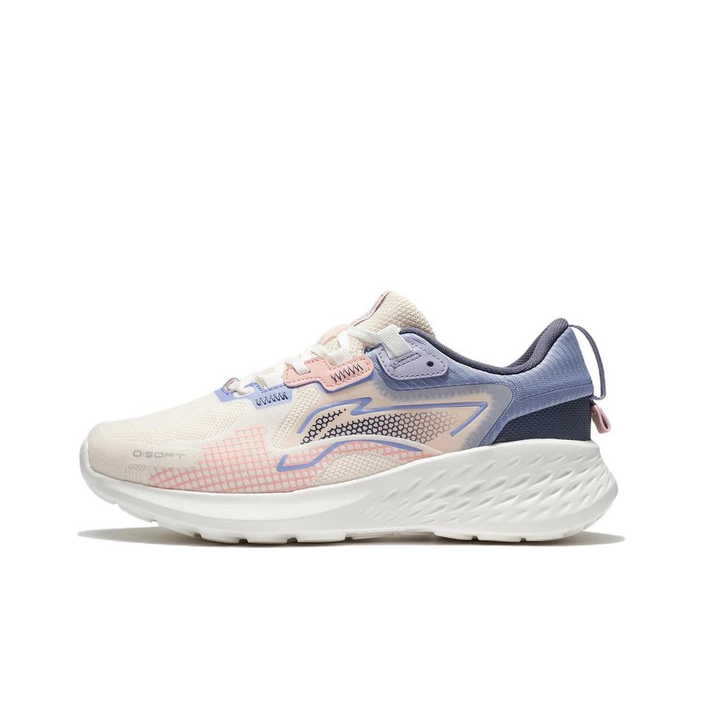 Li Ning Soft Element Fabric Synthetic Leather Water Resistant Trendy Sports Shock Absorbing Non Slip Wear Resistant Low Top Casual Shoes AGLS012-3