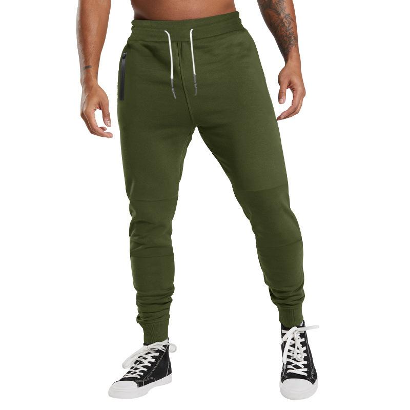 Men's drawstring casual trousers new sports trousers versatile breathable drawstring trousers