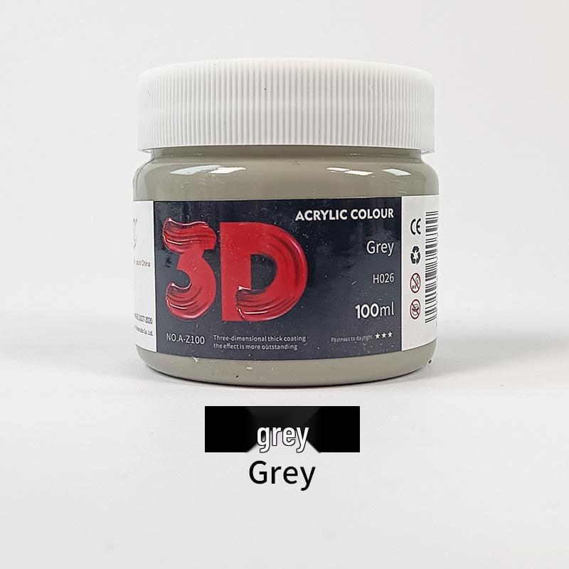 100ml Acrylic Paint for Children's Doodles and Plaster Dolls