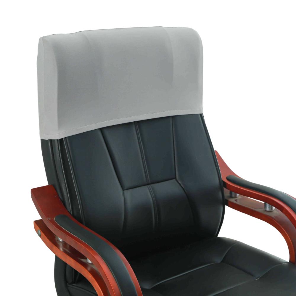 

Solid Color Office Chair Backrest Cover Elastic Backrest Slipcover Chair Head Cover Boss Chair светло-серый