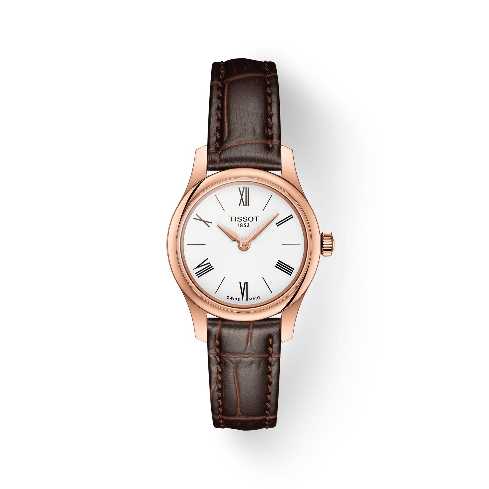 Tissot Leather Strap White Dial Men s Fashion Watch T063.009.36.018.00 белый