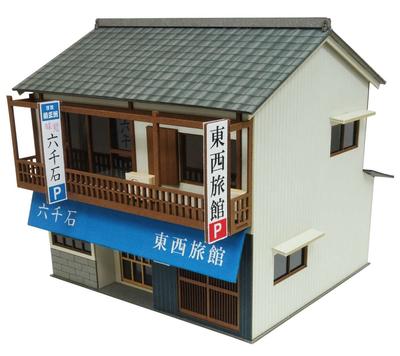 Sankei Scenery Series Minshuku Paper Craft 1/80 MK05-60