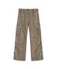 Haitaideupeulaengki Lightweight Coated Cargo Pants Leopard