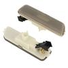 1 Pair Smoked Bumper Marker Side Light Housing for MK4 617215181853 (Black)