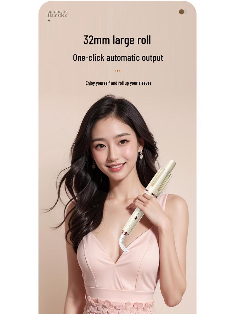 Automatische Drehende Lockenstab für Studentenwohnheim - Beschädigungsfreier, Hochwertiger Elektrischer Lockenstab