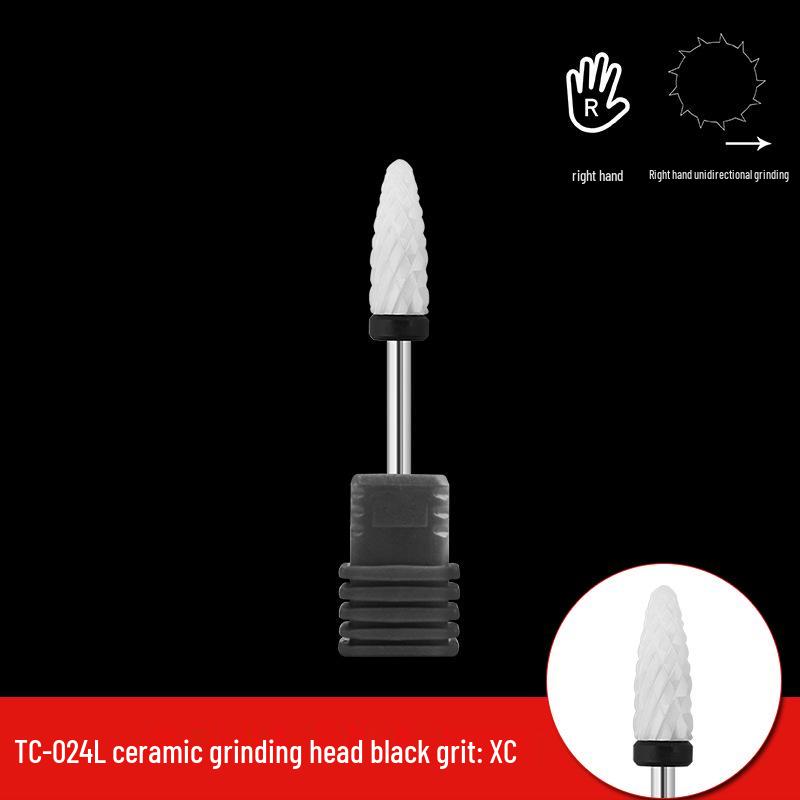 Single Bullet-Shaped Ceramic Nail Grinding Head 2.35