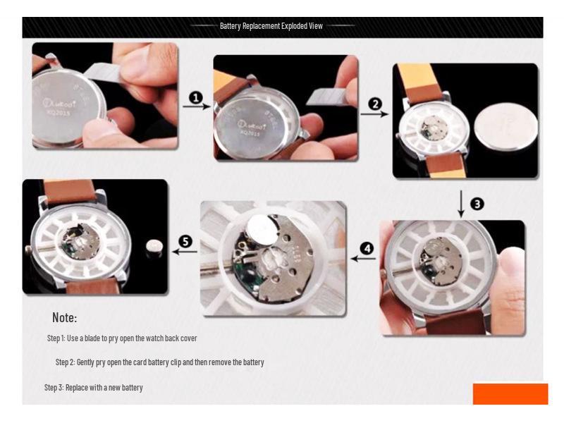 Men's Korean Style Trendy Sports Watch with Large Dial