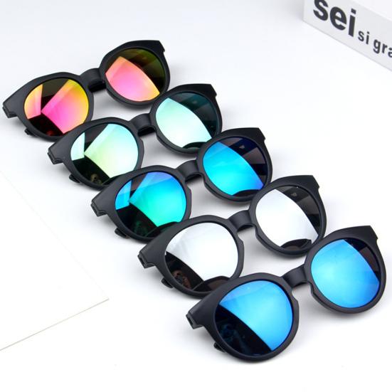 Óculos de Sol Coloridos Foscos Refletivos Anti-UV Fofos para Bebê e Criança Pequena Presente
