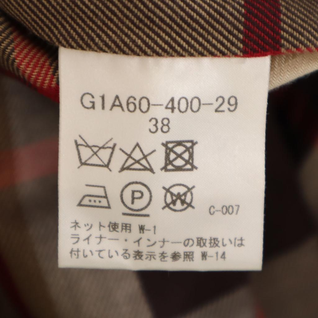 MACKINTOSH LONDON Stainless Collar Coat 38 Navy Vest Liner Included Men's Used