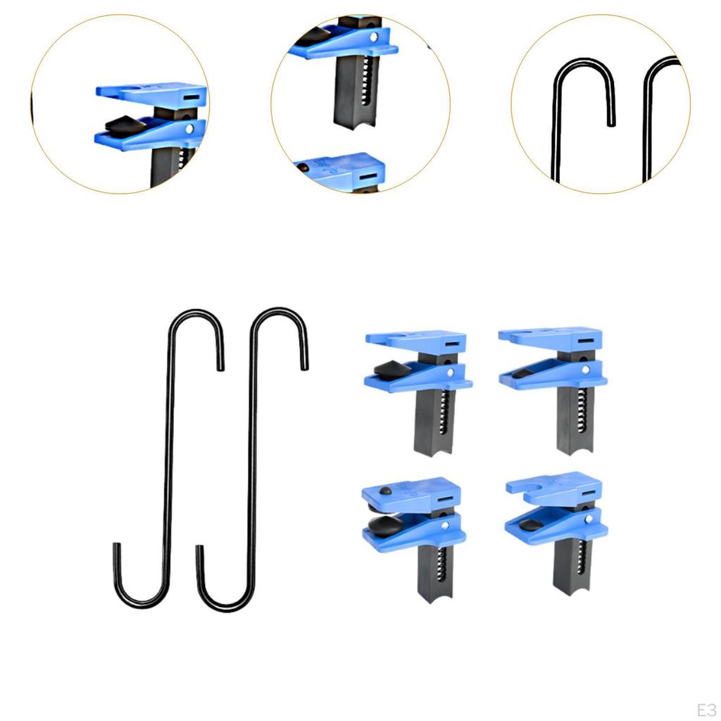 4 Stk. Universelle Auto-Bremsleitungsklemmen für Kraftstoffverteilerrohrschläuche