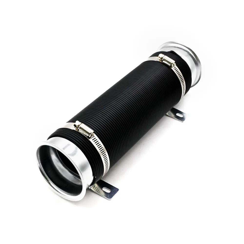 76mm Telescopic Cold Air Intake Pipe Expandable Ventilation Tube Intake Air Pipe Kit For Car Modification Auto Accessories