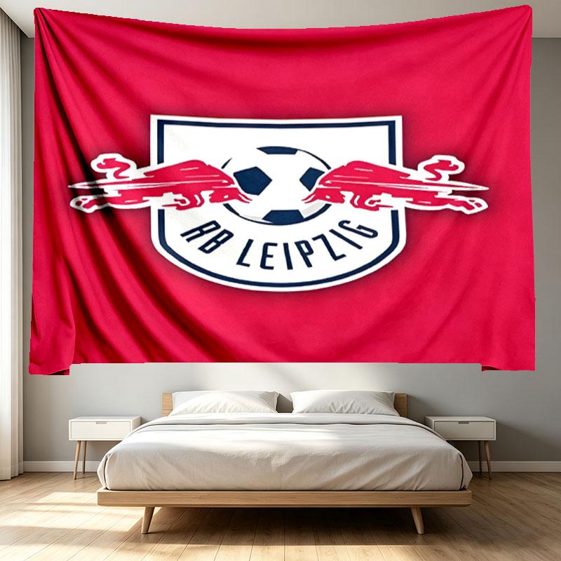 RB Leipzig Print Tapestry - Portable Wall Decor Cloth, for Home, Dorm, Travel, Bedroom, Living Room - Ideal Birthday Housewarming Gift