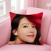 Popular fashion Elegant Chinese actress LLi Qin Cushion Cover Pillow Case Soft Friendly Fabric  Concealed Zipper