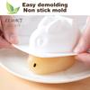 3D Silikonkaninform Fondant Kaninform Chokladtårtaform 2/6-hålig Mousse Tårta Dekoration Dessert Bakform