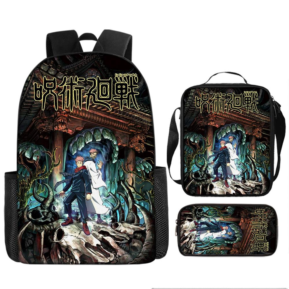 Spell Return to War Backpack Campus Primary and Secondary School Student School Bag Knotweed Yoren Fuhehui Wujo Animation Backpack