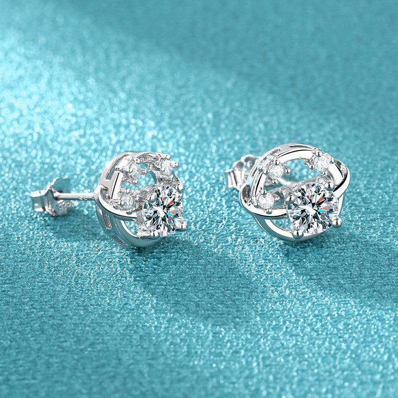 Korean Design Flower Earrings Female Korean Temperament Minority Earrings Insensitive Earrings