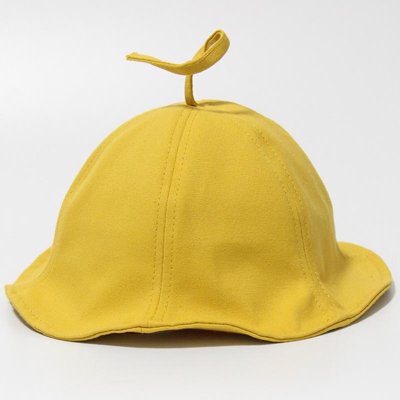 

Детская панама шляпа с полями оборка край шляпа для класса детского сада солнцезащитная шляпа 52cm жёлтый